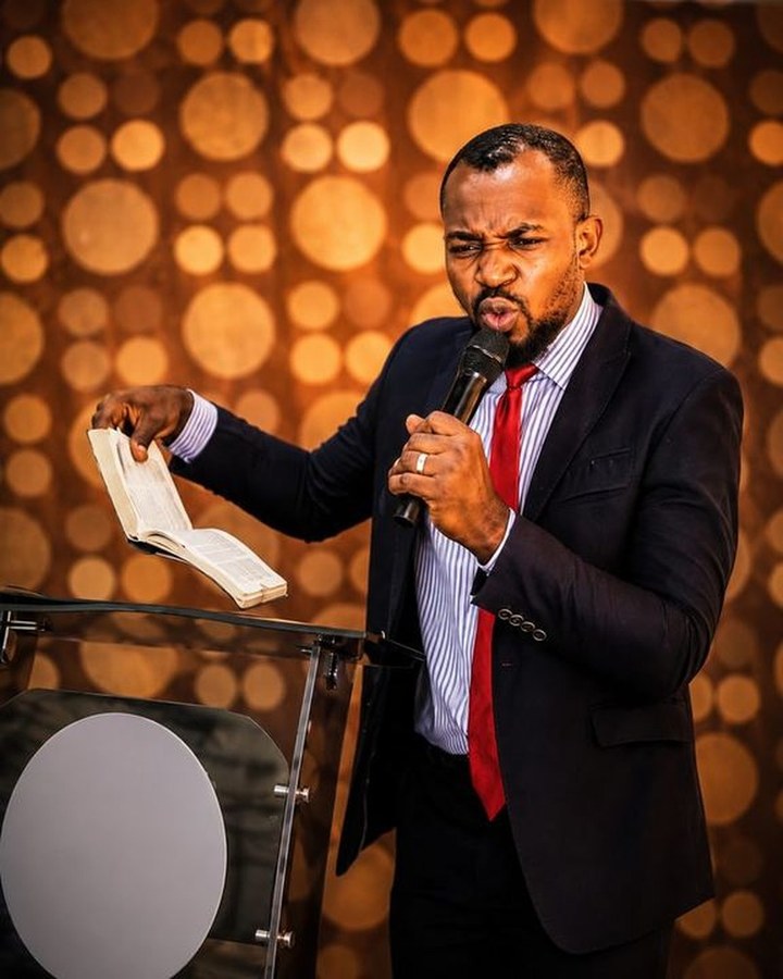 Pastor Emmanuel Emodiae preaching