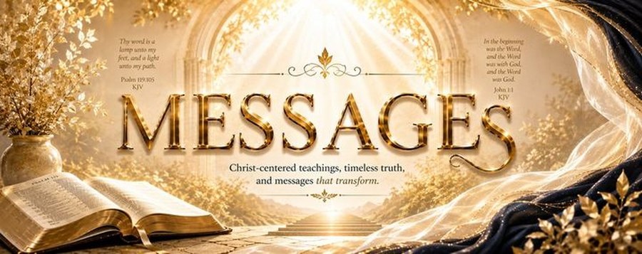 Messages — Christ-centered teachings, timeless truth, and messages that transform